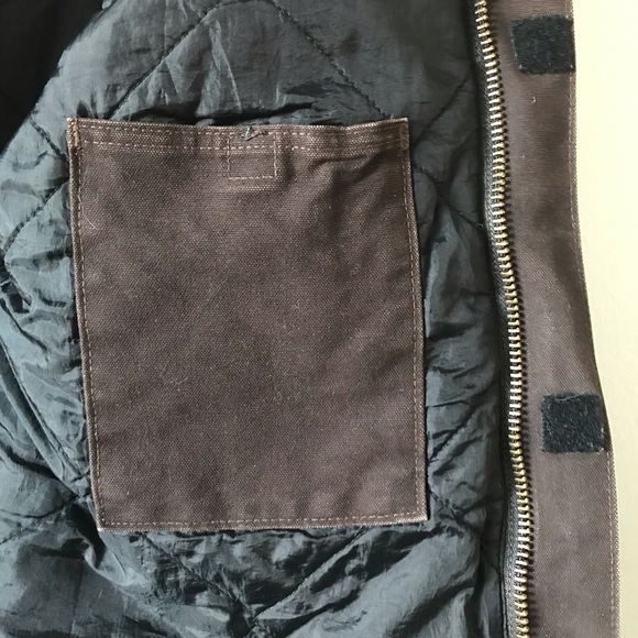 Vintage Carhartt Quilt-Lined Workwear Jacket Brown - Picture 14 of 16